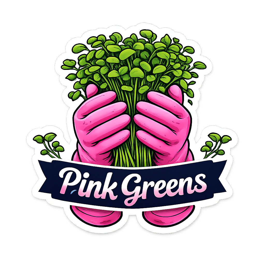 Pink Greens logo