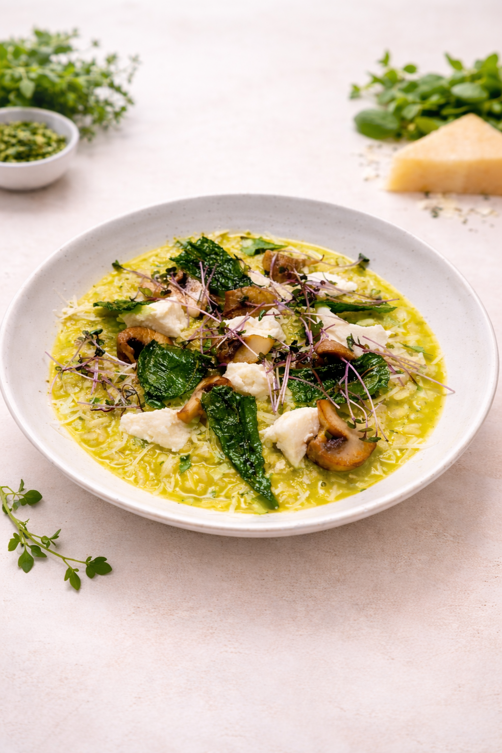 Rizoto s medvedím cesnakom